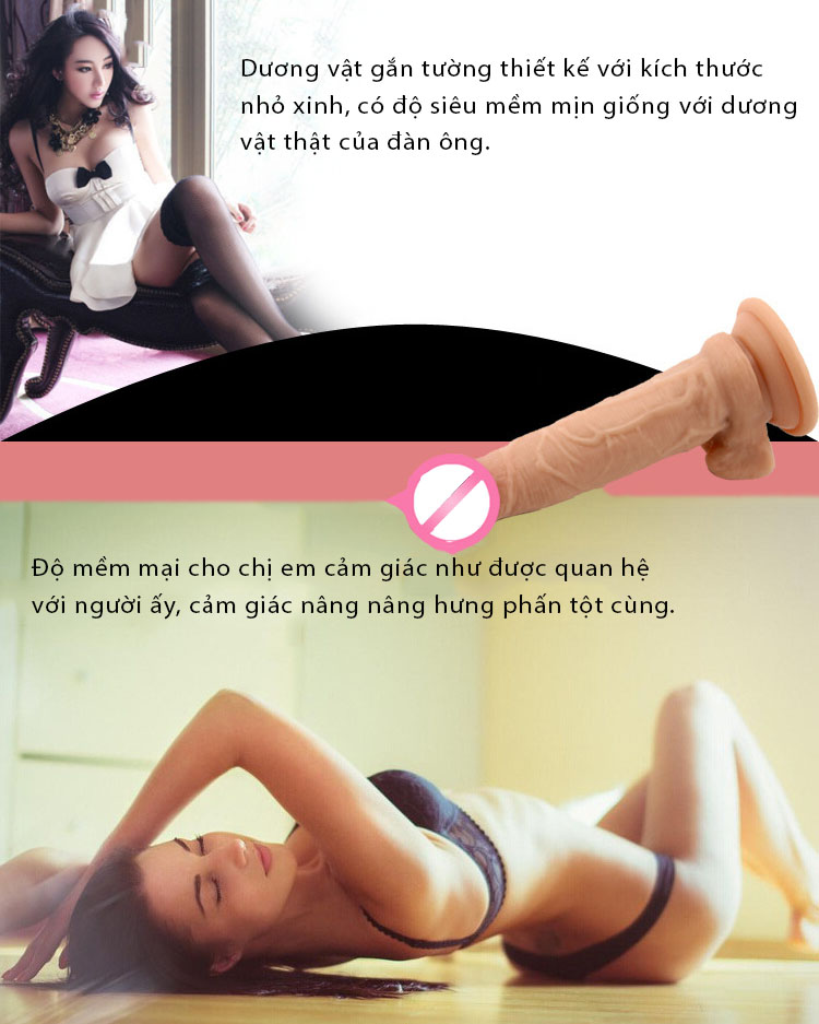 Dương vật giả treo tường không rung như thật