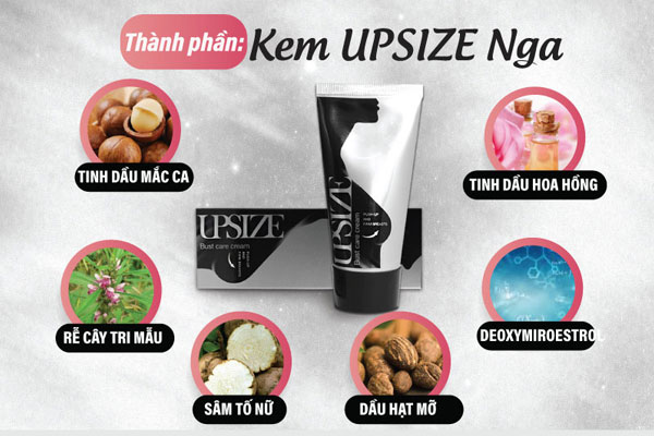 Kem nở ngực Upsize Radiant Beauty của Nga