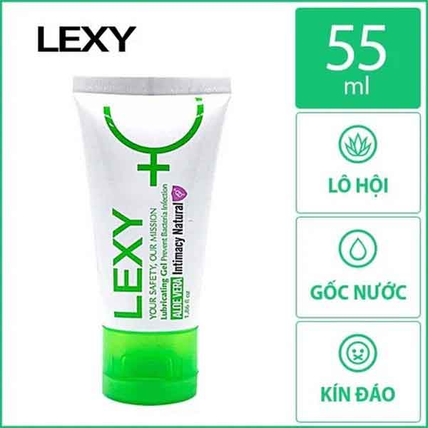 Gel bôi trơn Lexy Aloe Vera với chiết xuất lô hội