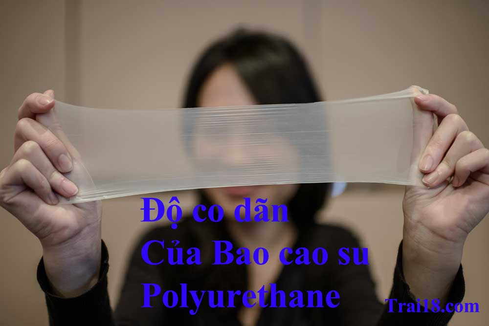 Bao cao su làm từ chất liệu polyurethane