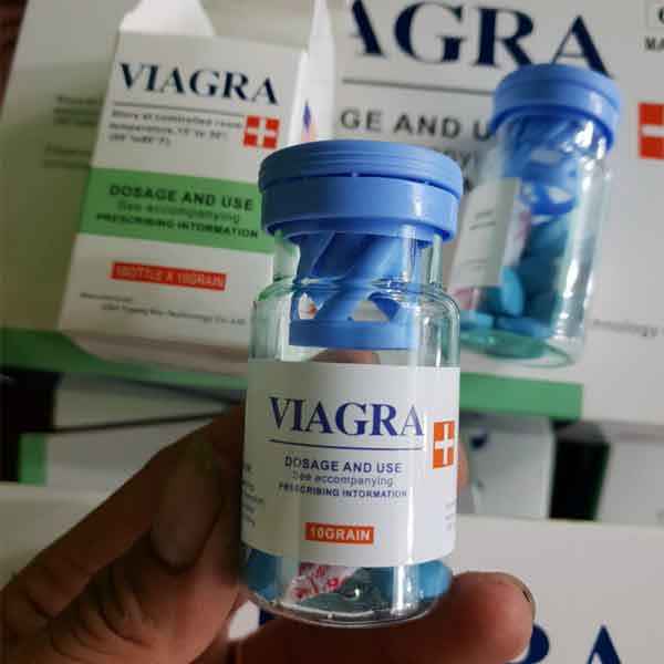 Thuốc điều trị rối loạn cương dương Viagra của Mỹ Chai 10 viên