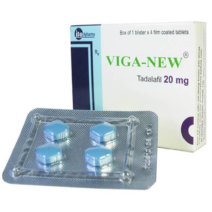 Thuốc điều trị rối loạn cương dương Viga New 20mg Ấn Độ