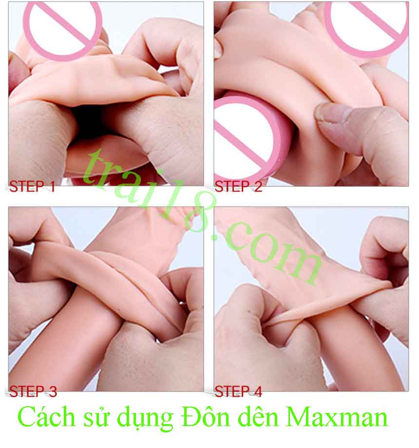 Cách sử dụng bao cao su max-man