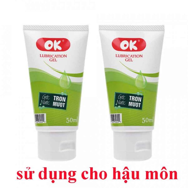 Gel bôi trơn hậu môn OK