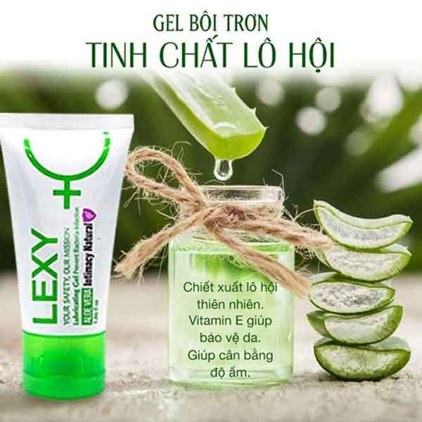 Gel bôi trơn lô hội Lexy 60g