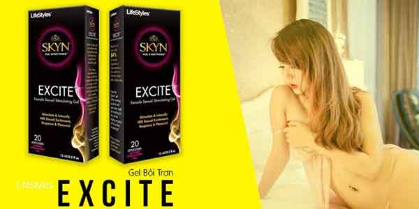 Gel bôi trơn tăng khoái cảm Excite 15ml