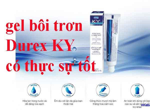 Gel bôi trơn Durex KY có tốt cho âm đạo và đời sống tình dục không?