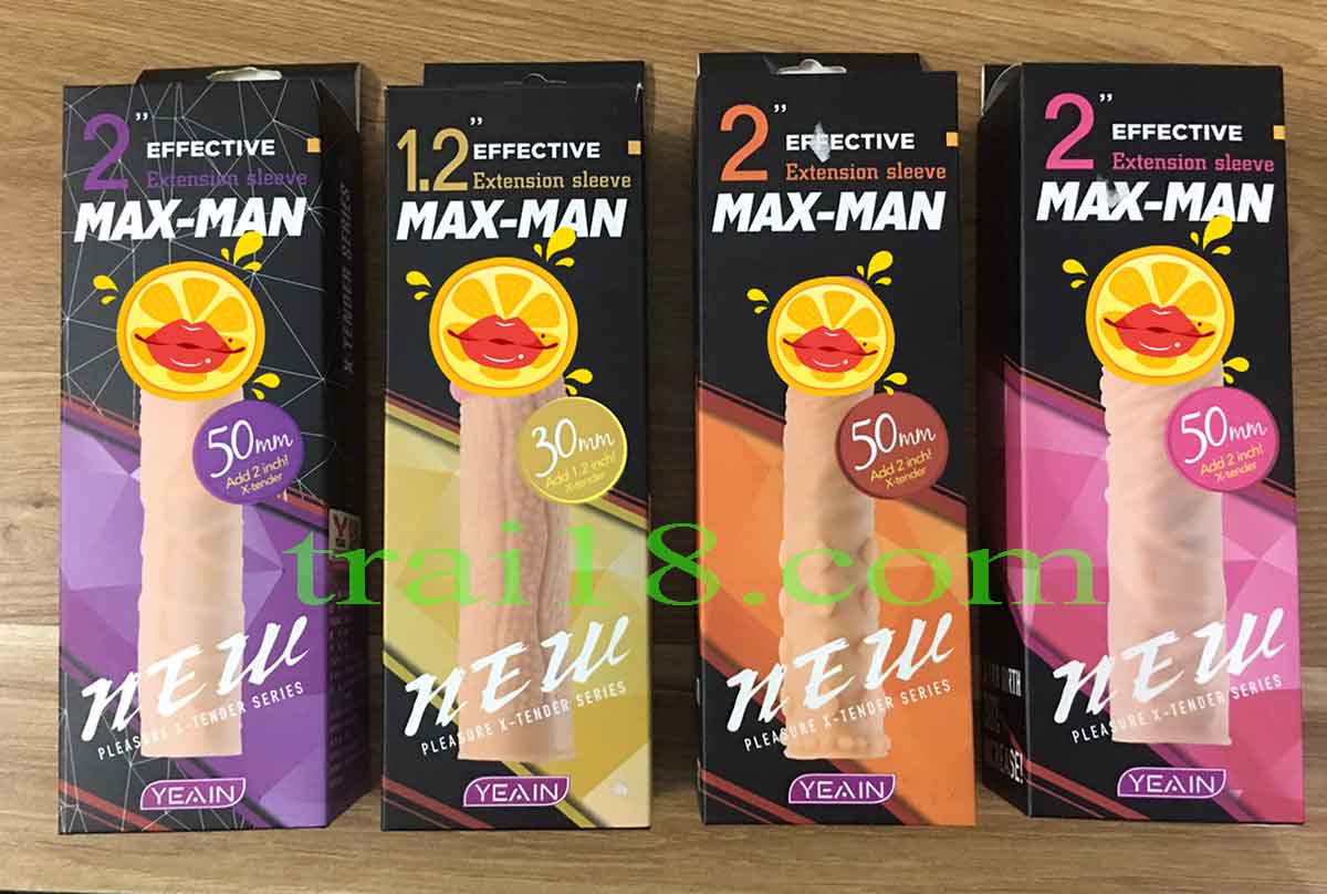 Bao cao su Đôn dên MAXman làm từ silicon cao cấp